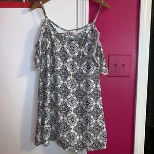 Black and white dress